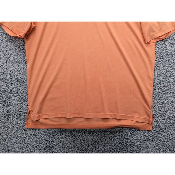 Peter Millar Summer Comfort Polo Mens XL Nanea Golf Club Lightweight Orange - Picture 4 of 12